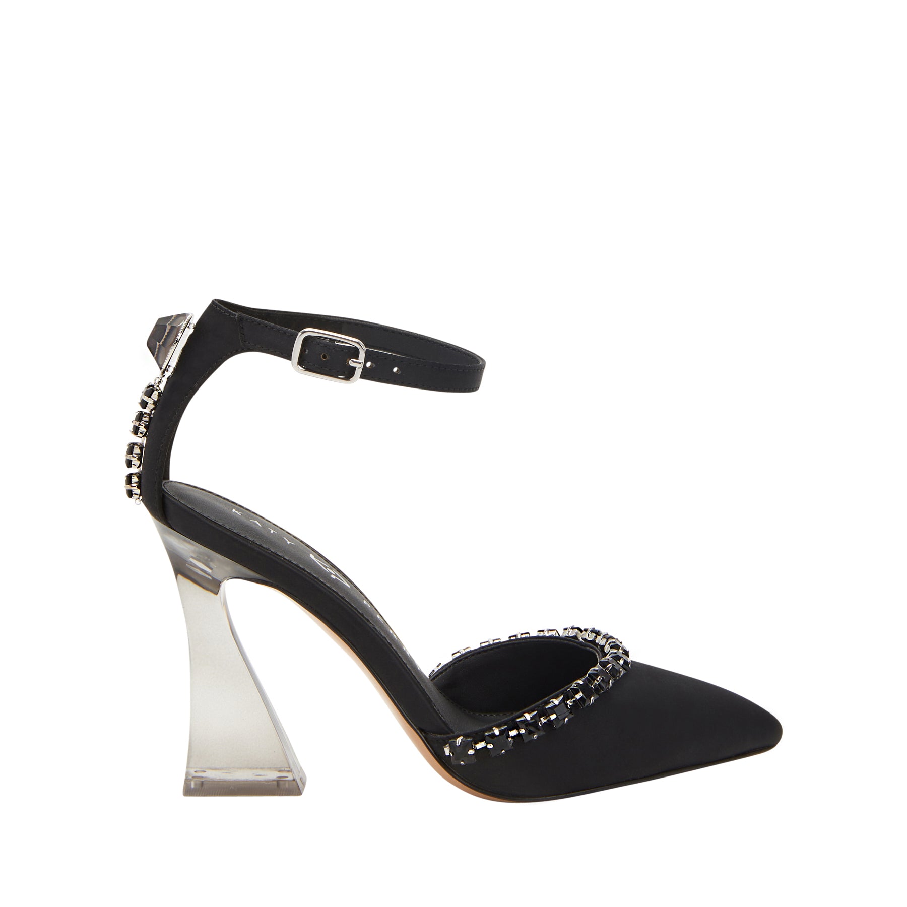 Twinkle Toe Rhinestone Heels - Elegant Black Stilettos | JO+CO